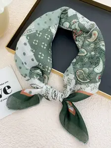 QUECY Paisley Printed Scarf