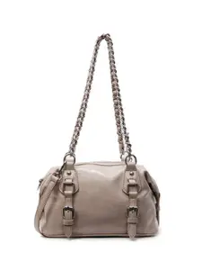 Outzidr Women Solid Structured Buckle Detail