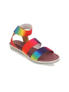 Catwalk Women Assorted Colourblocked Open Toe Flats