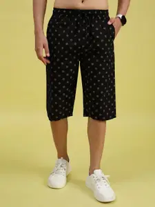 V-Mart Men Cotton Printed Knee Length Shorts