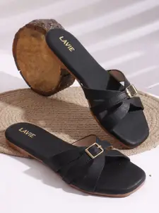 Lavie Women Open Toe Flats with Buckles
