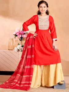 Sangria Lakshita Women Green Kurtas