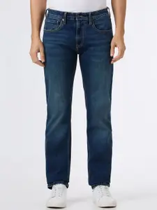 Pepe Jeans Men Regular Fit Mid-Rise Light Fade Stretchable Jeans