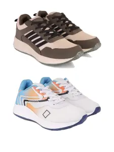 PENNEN Men Pair Of 2 Running Non-Marking Shoes