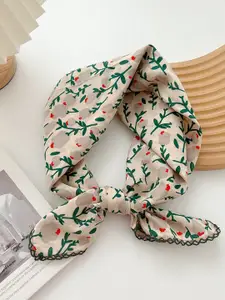 QUECY Floral Printed Scarf