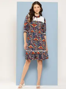 Roadster Blue Nylon Dresses