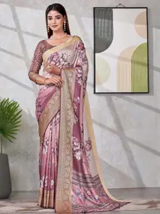 Satrani Floral Pure Silk Saree