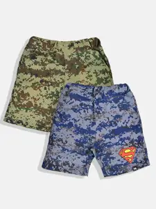 YK X Minute Mirth Boys Pack Of 2 Printed Shorts