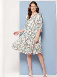 Roadster Turquoise Blue Nylon Dresses