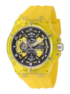 Invicta Racing Men Patterned Dial Chronograph Quartz Analogue Watch 48802
