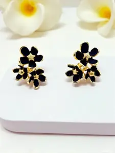 AVANT-GARDE PARIS Gold-Plated Floral Shaped Studs