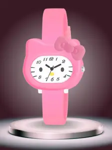 ON TIME OCTUS Girls Hello Kitty Printed Dial Analogue Watch KD-003 LIGHT PINK