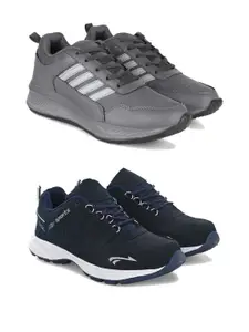 DRACKFOOT Men Non-Marking Running Sports Shoes