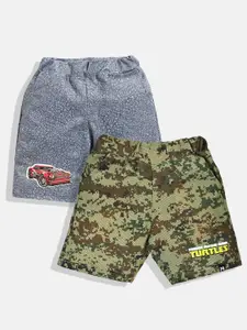 YK X Minute Mirth Boys Pack Of 2 Printed Shorts