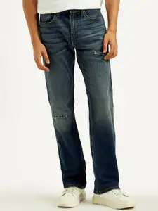 Levis Men Slash Knee Light Fade Cotton Jeans