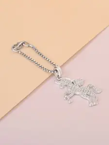 TOUCH925 Silver-Plated Stone-Studded Necklace Charms