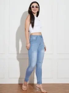 Miss Chase Women Skinny Fit High-Rise Stretchable Jeans