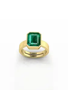 Barmunda gems Green Brass  Finger Ring