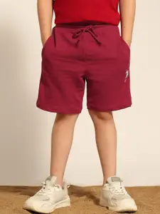 U.S. Polo Assn. Kids Boys Pure Cotton Cargo Shorts