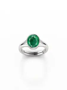 Barmunda gems Green Brass  Finger Ring