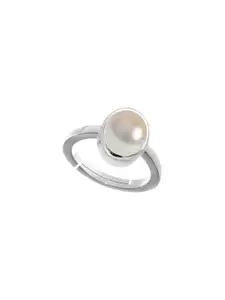Barmunda gems White Silver  Finger Ring