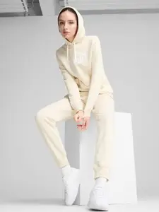 Puma Essentials No. 1 Logo Brand Logo Printed Pure Cotton Hooded Sweatshirt