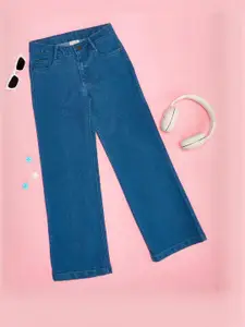 Pantaloons Junior Girls Cotton Flared Mid-Rise Jeans