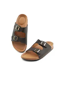 VOKLINE Colourblocked Slip-On Flip Flops