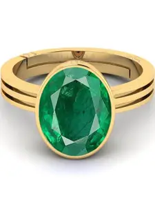 Barmunda gems Green Brass  Finger Ring