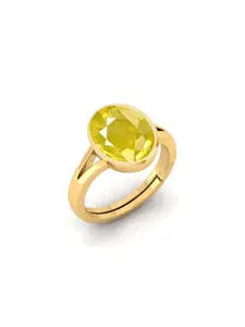 Barmunda gems Yellow Gold-Plated Ring