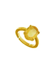 Barmunda gems Yellow Brass  Finger Ring