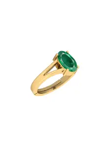 Barmunda gems Green Brass  Finger Ring