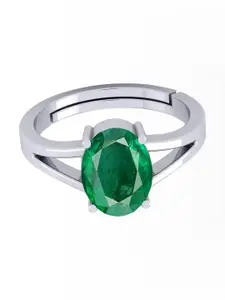 Barmunda gems Green Brass  Finger Ring