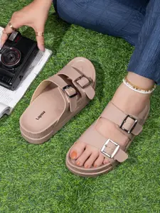 Layasa Women Striped Sliders