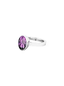 Barmunda gems Purple Brass  Finger Ring