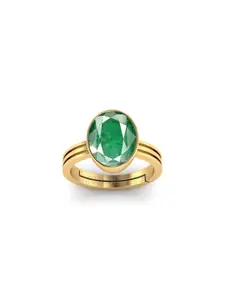 Barmunda gems Green Brass  Finger Ring