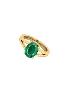 Barmunda gems Green Brass  Finger Ring