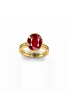 Barmunda gems Red Brass  Finger Ring