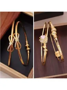 Anouk 2 Set Gold-Plated Bangle