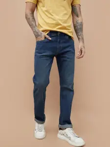 Fame Forever by Lifestyle Men Straight Fit Clean Look Light Fade Cotton Jeans