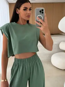 MIAKEE Top With Palazzos Co-Ords