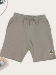 Pantaloons Junior Boys Striped Textured Shorts