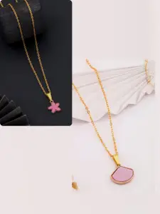 DressBerry Gold-Plated Brass Minimal Necklace