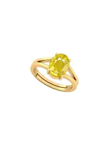 Barmunda gems Men Brass Stone Studded Finger Ring