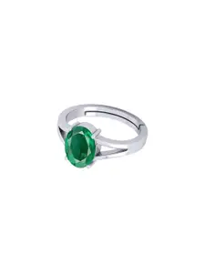 Barmunda gems Green Brass  Finger Ring