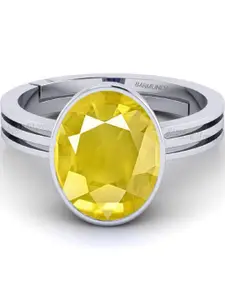 Barmunda gems Men Brass Artificial Stone Studded Finger Ring