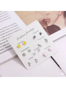 Vembley Pack Of 7 Studs Earrings