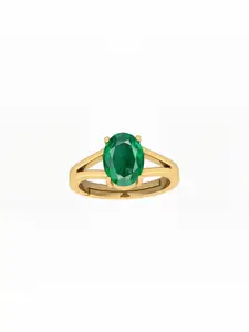 Barmunda gems Green Brass  Finger Ring