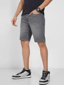 SF JEANS by Pantaloons Men Mid-Rise Regular Fit Denim Shorts