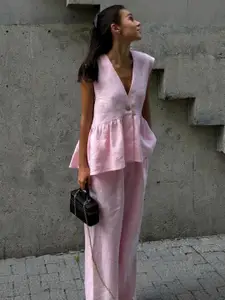 MIAKEE Top & Palazzos Co-Ord Set